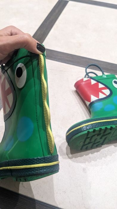 Резинові чобітки дитячі, розмір 9