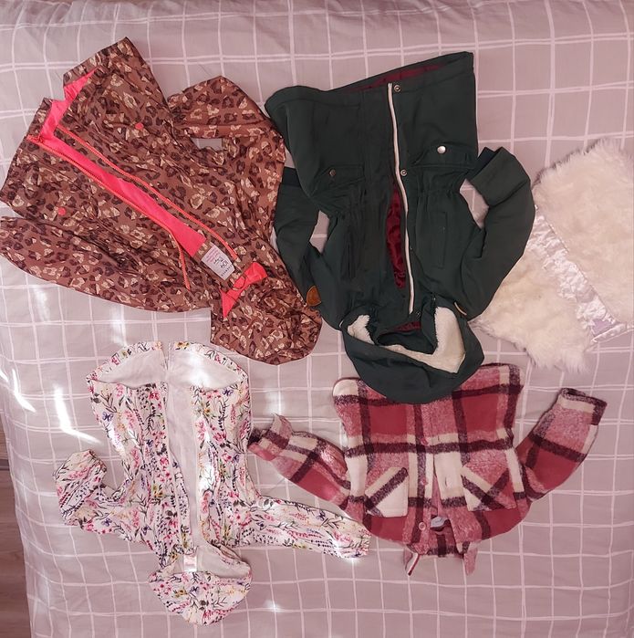 Zestaw kurtek + kamizelka 98/104 3/4 latka