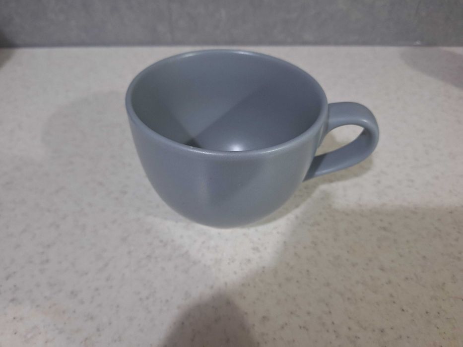 kubek ikea duży niebieski