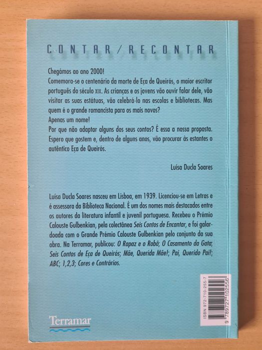 Livro "Seis Contos de Eça de Queirós" recontados por L. Ducla Soares