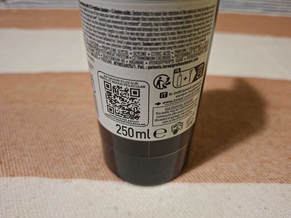 L'oréal, Absolut Repair Molecular Sérum, serum do włosów zniszczonych