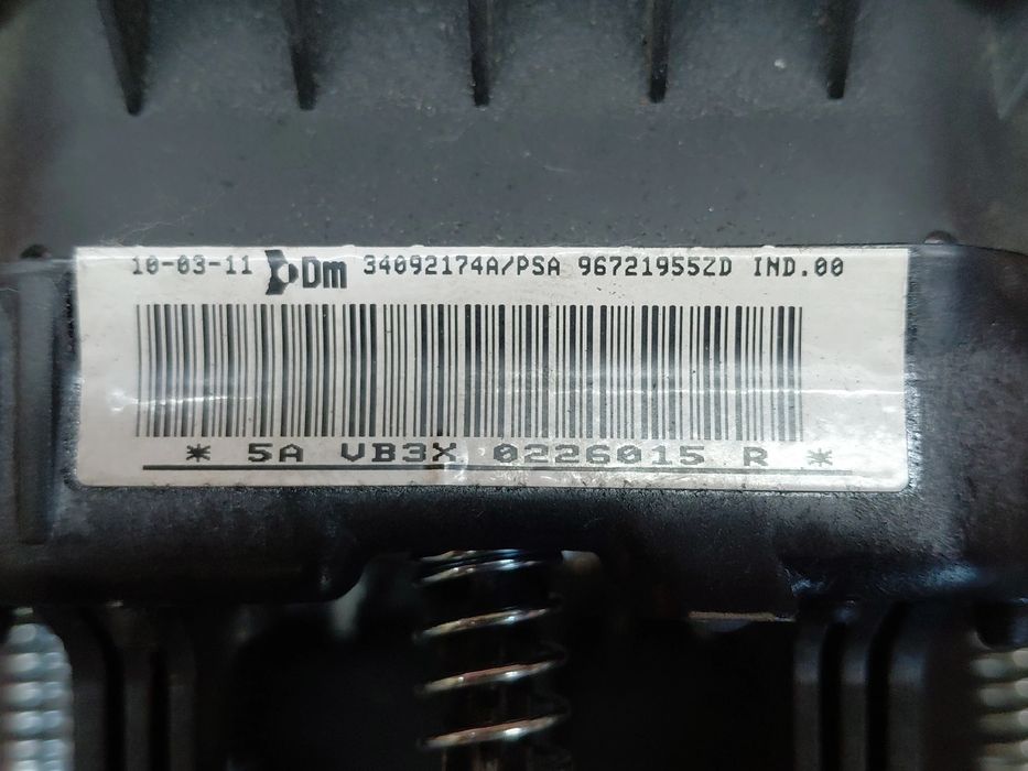 Airbag do volante CITROËN Berlingo (B9)
