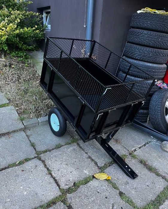 Przyczepka do quada traktorka ATV 300 kg 114 cm wywrotka z kiprem