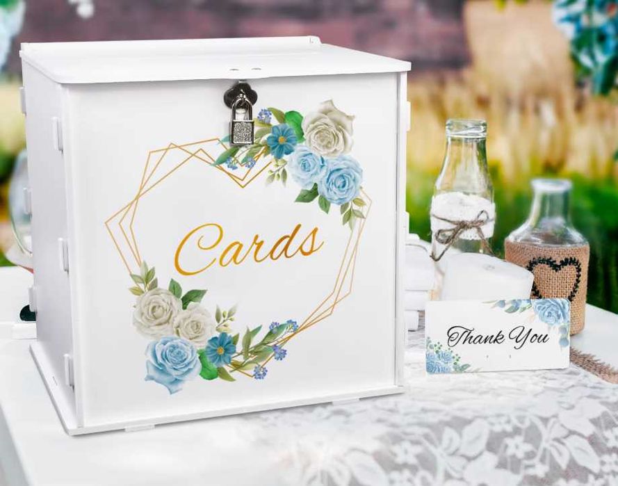 pudełko skrzynka na koperty ślubne prezenty