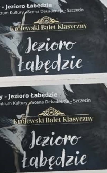Bilety na Jezioro Łabędzie w Szczecinie w dn. 28.02 godz. 19:30.