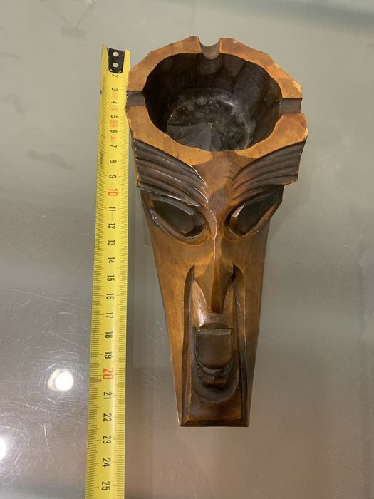 Деревянная пепельница ручная работа