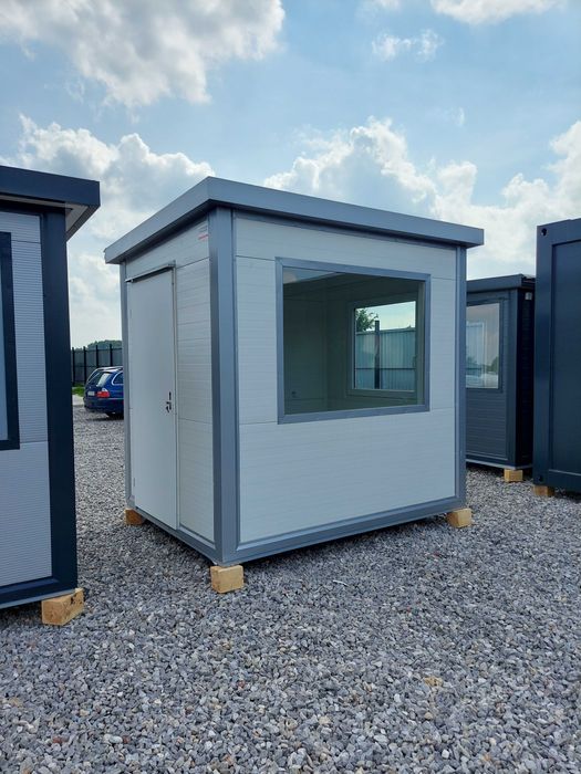 kontener ocieplany stróżówka pawilon budka biuro sterownia kabina