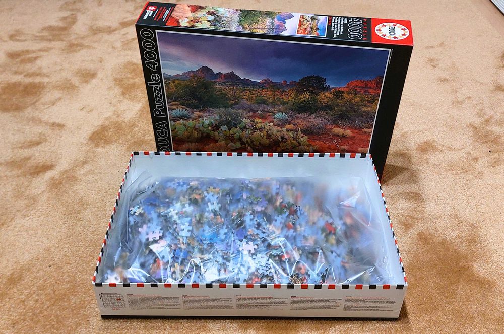 Puzzle Educa 4000 Red Rock Dusk, Arizona, USA