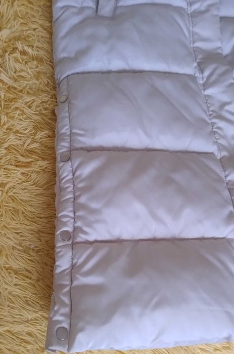 Пуховик об'ємний довгий