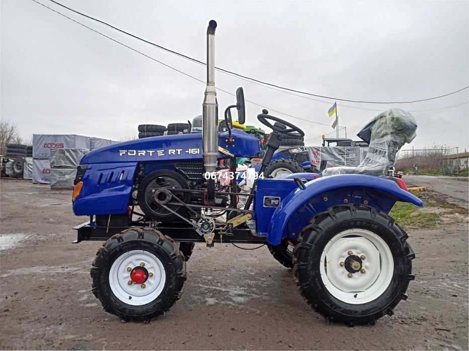 Мототрактор Forte RT 161 ФОРТЕ + Фреза і Плуг безкоштовна доставка