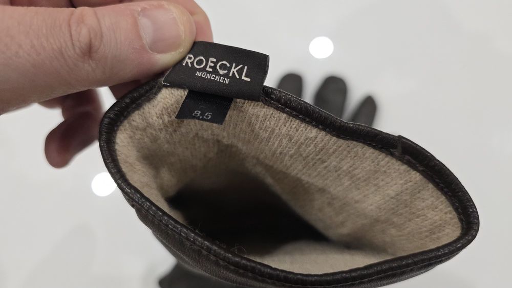 Rękawiczki Roeckl skóra naturalna