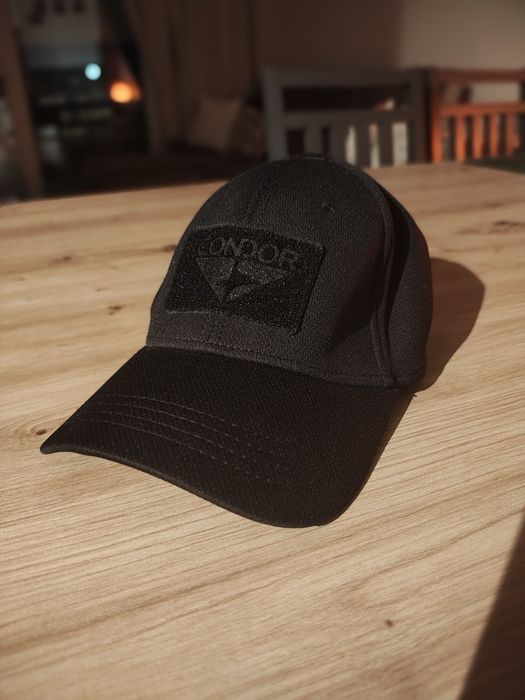 Czapka z daszkiem bejsbolówka Condor Flex Cap Black L/XL