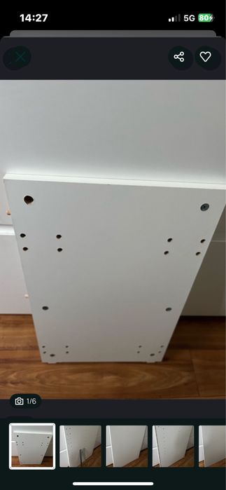 Metod ikea obudowa40x80x60  stojąca pod blat  bez tylnej części
