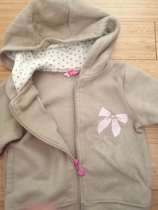 Bluza polarowa 5-10-15 dla dziewczynki 92