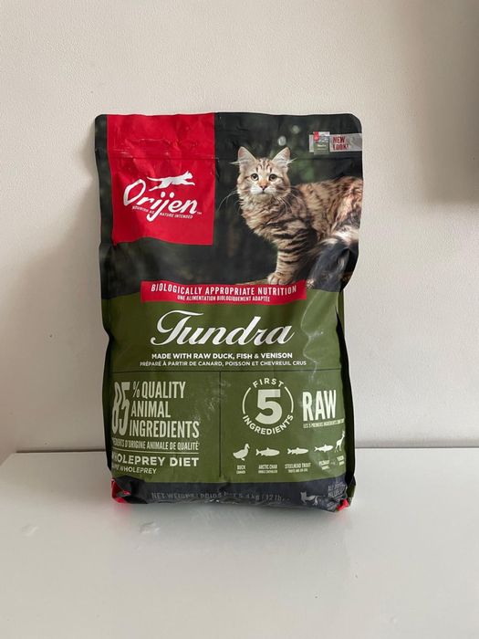 Сухий корм для котів ORIJEN Tundra Cat 1.8 кг 5.4 кг Оріджен Тундра