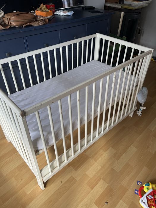 Łóżeczko dziecięce IKEA Gulliver 120x60 + materac