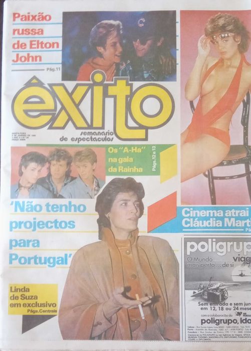 José Afonso	- - -		Êxito	- - - - -	Jornal