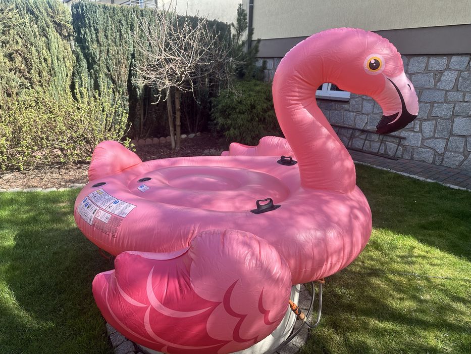 Flaming pompowany mega duzy 210 cm