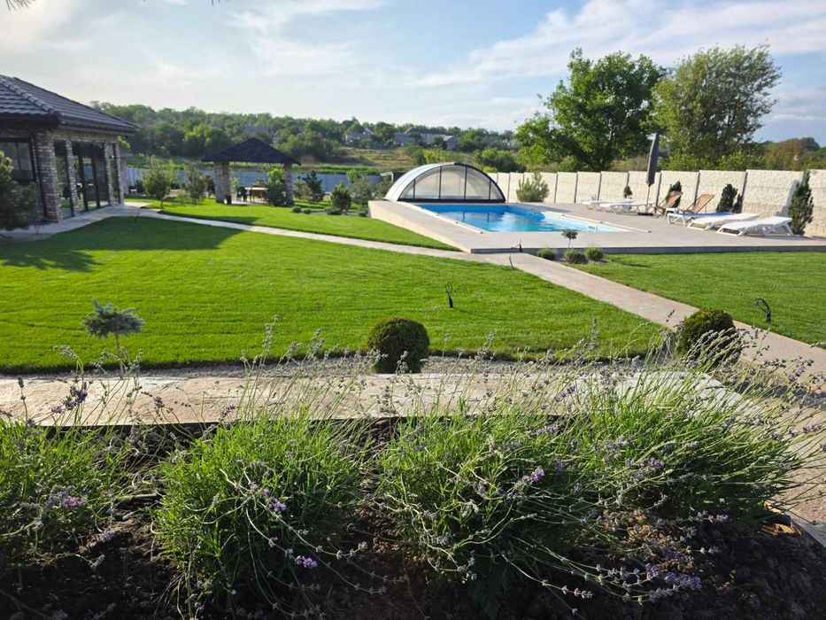 Аренда на день территории  с  Бассейном, домиком, беседкой, мангалом