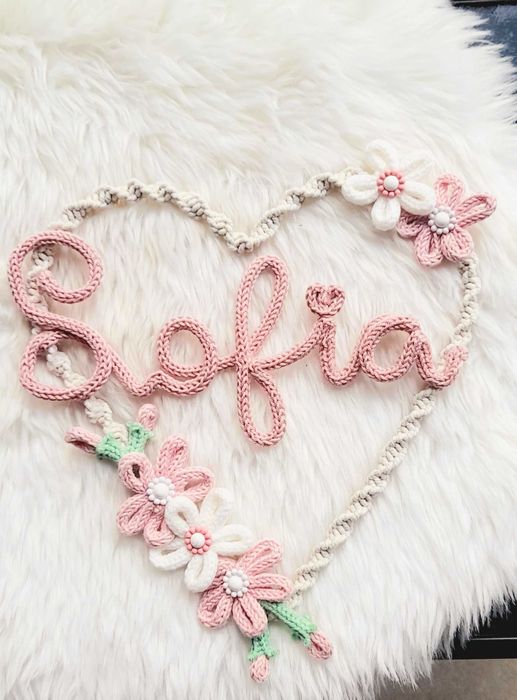 Modelos nome de menina em tricotin