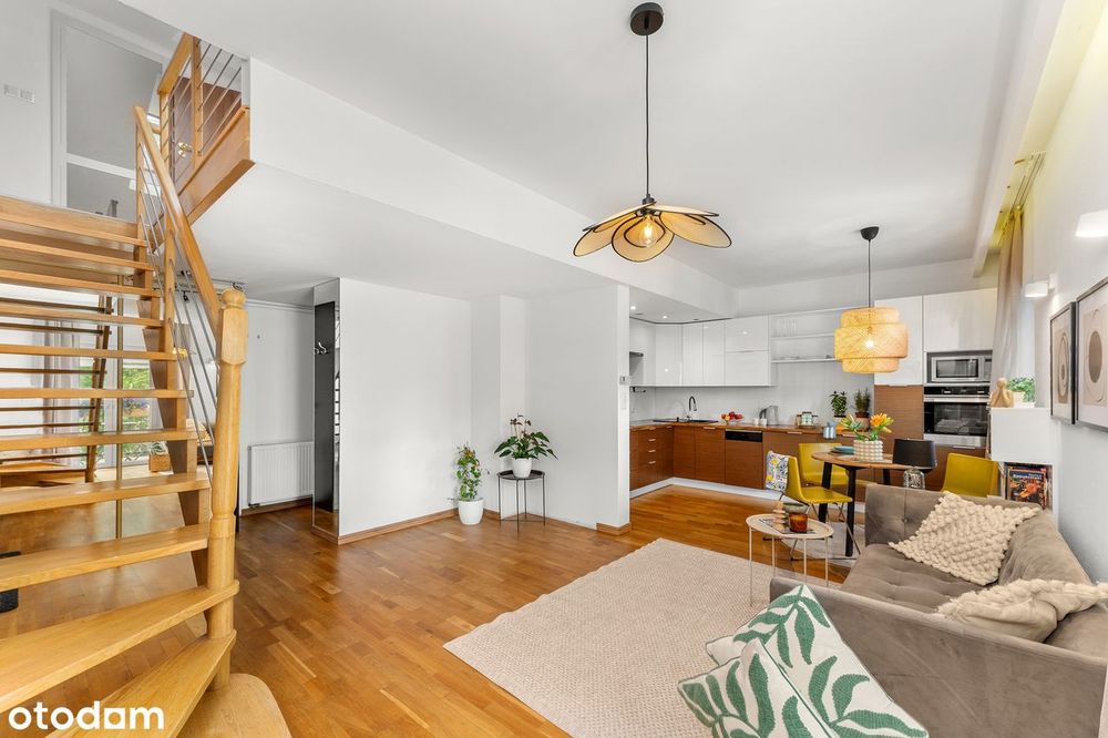 Przytulne dwupoziomowe balkon piwnica • 45/69 m² - More
