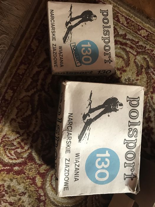 Wiązania narciarskie Polsport 130. PRL Vintage