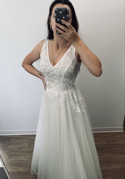 Przepiękna suknia ślubna szyta na miare