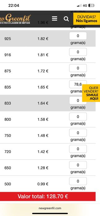 Lote ( 6 ) argolas de guardanapo em prata