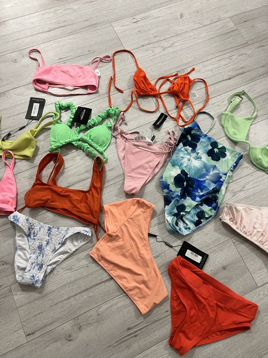 Zestaw bikini stroi kąpielowych cena za całość lato termy baseb morze