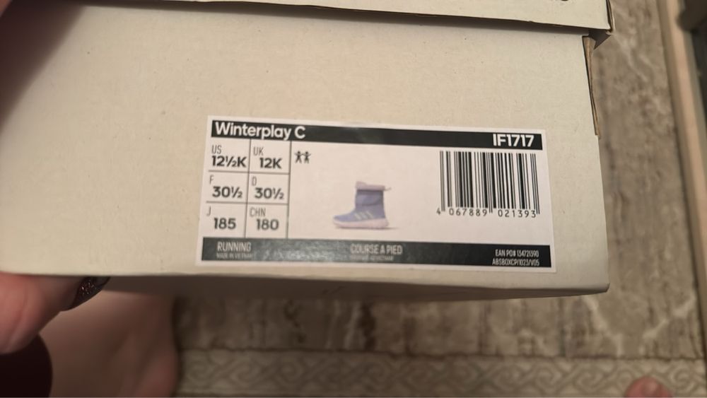 Дитячі чоботи Adidas WInterplay C нові 30.5 розмір