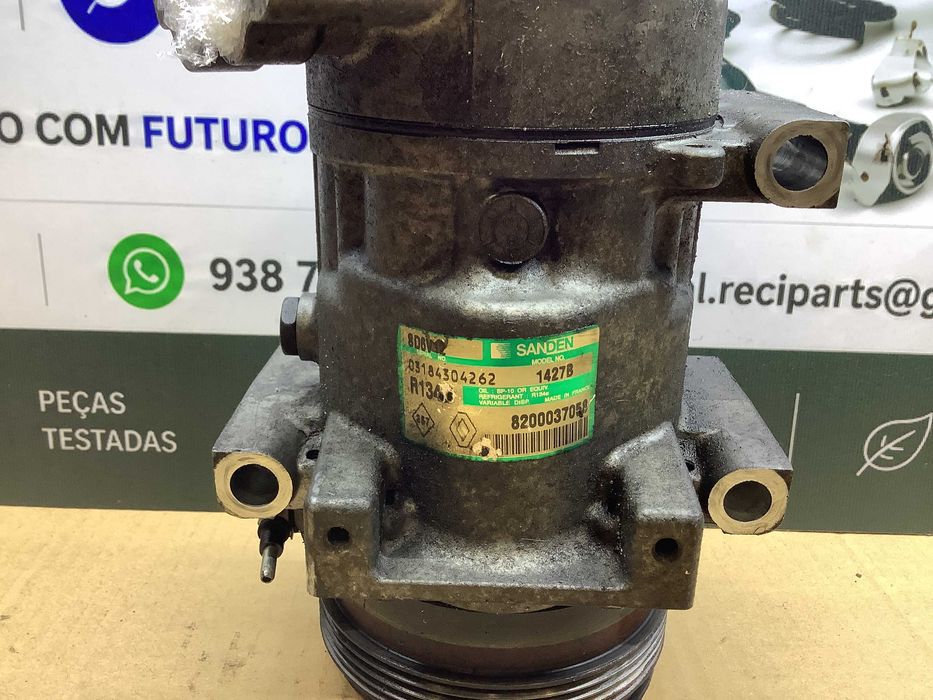 Compressor do ar condicionado Renault Clio II