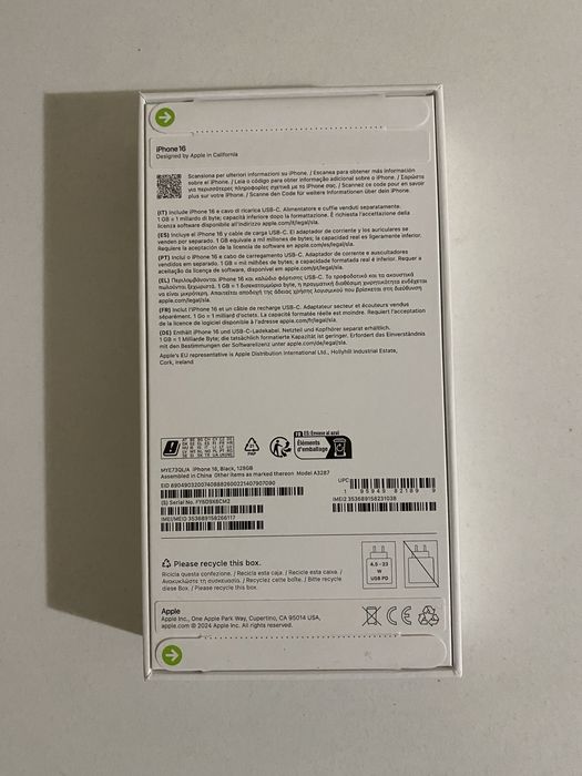 Iphone NOVO 16 Caixa Selada