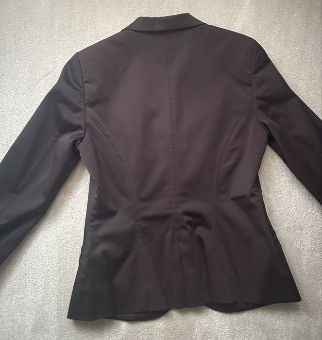 Brązowa połyskująca marynarka Taranko r.34