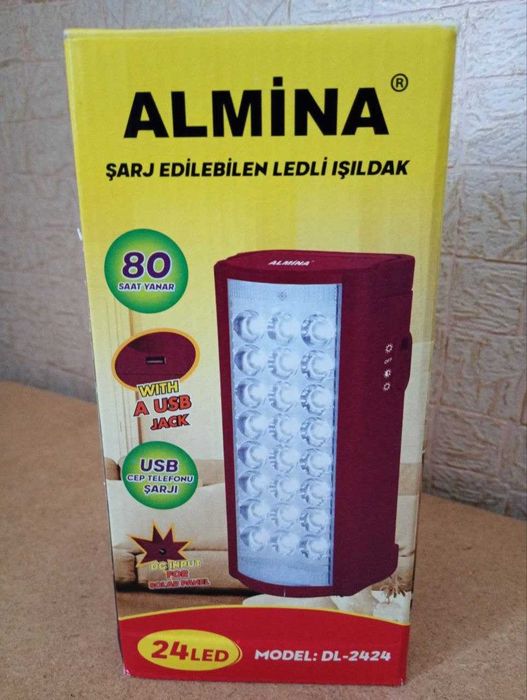 Лампа Almina переносной светодиодный LED-фонарь с повербанком