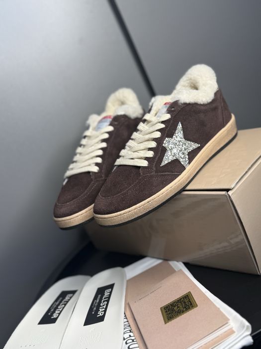 Голден гус кеды женские golden goose кроссвоки с мехом зимние теплые