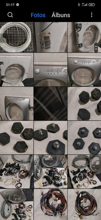 Peças máquina de lavar roupa Ariston hotpoint AQXXL 109