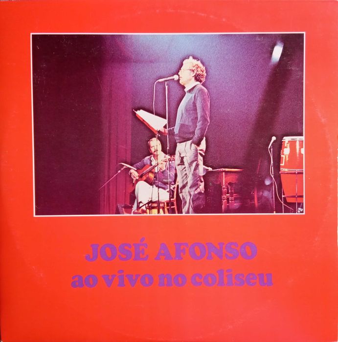 José Afonso	- - - - -		Ao Vivo no Coliseu	- - - - -	2 X LP