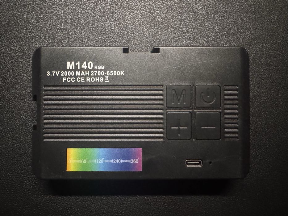 RGB LED Світло, M140RGB лампа для фото і відео