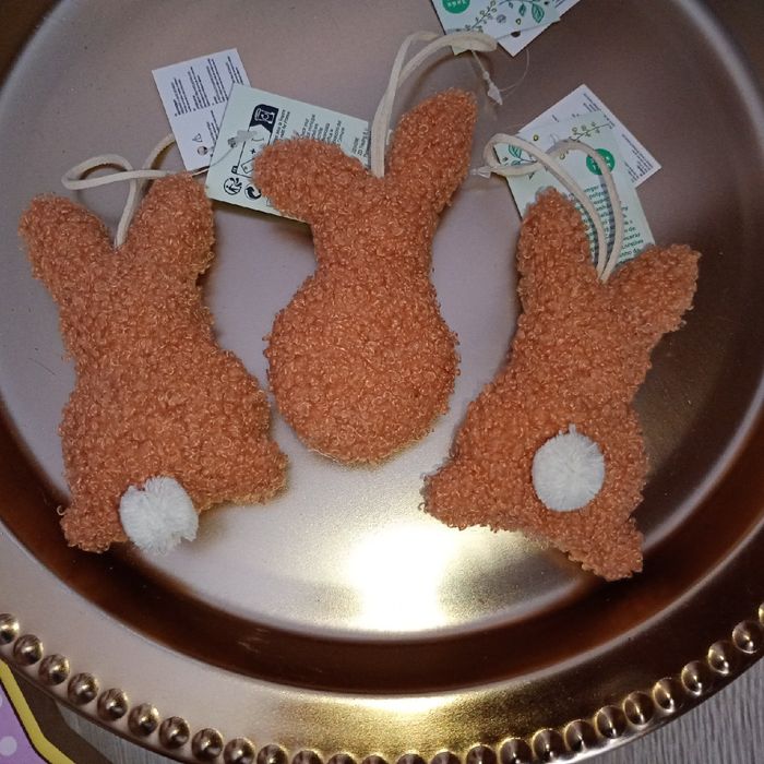 Nowe pluszowe ozdoby wielkanocne zajączki