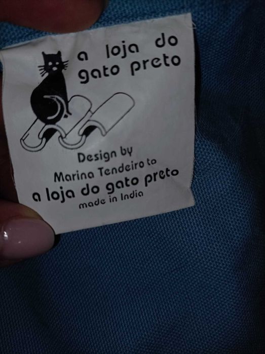 Cortinas com alças - Gato Preto