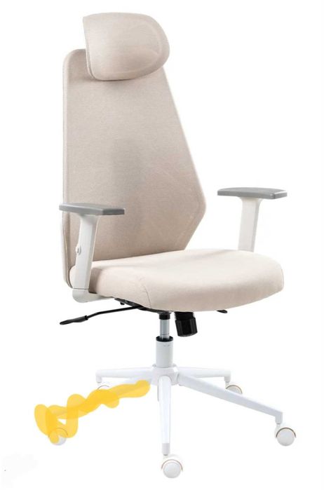 cadeira de escritório beliani oryn com peça em falta