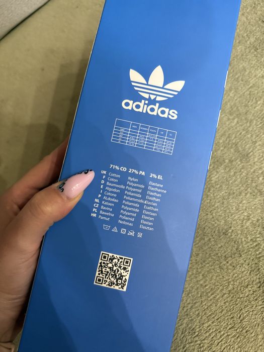 Skarpetki długie męskie Adidas