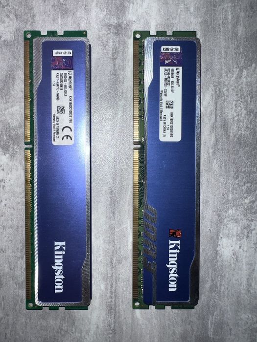 Kingstone KHX1600C10D381 8Gb (х2)  DDR3
