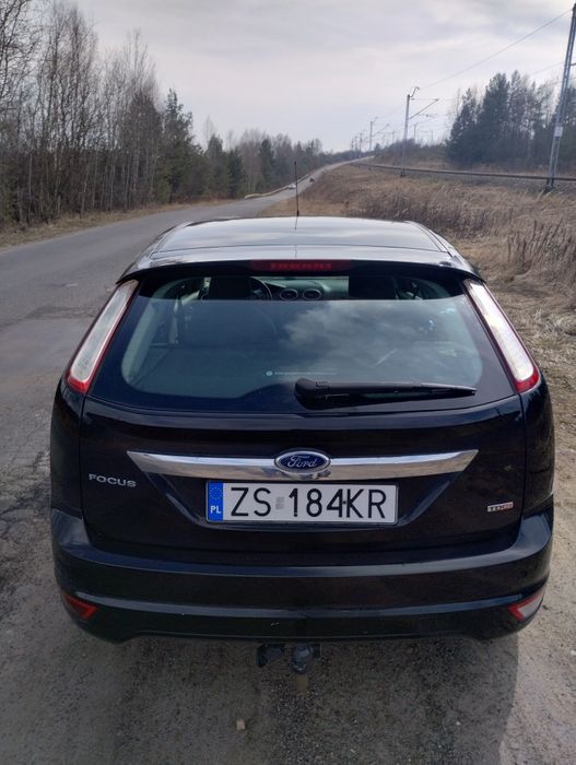 Ford Focus MK2 • nowy przegląd do 11.05.2027r • CZARNY • BOGATA WERSJA