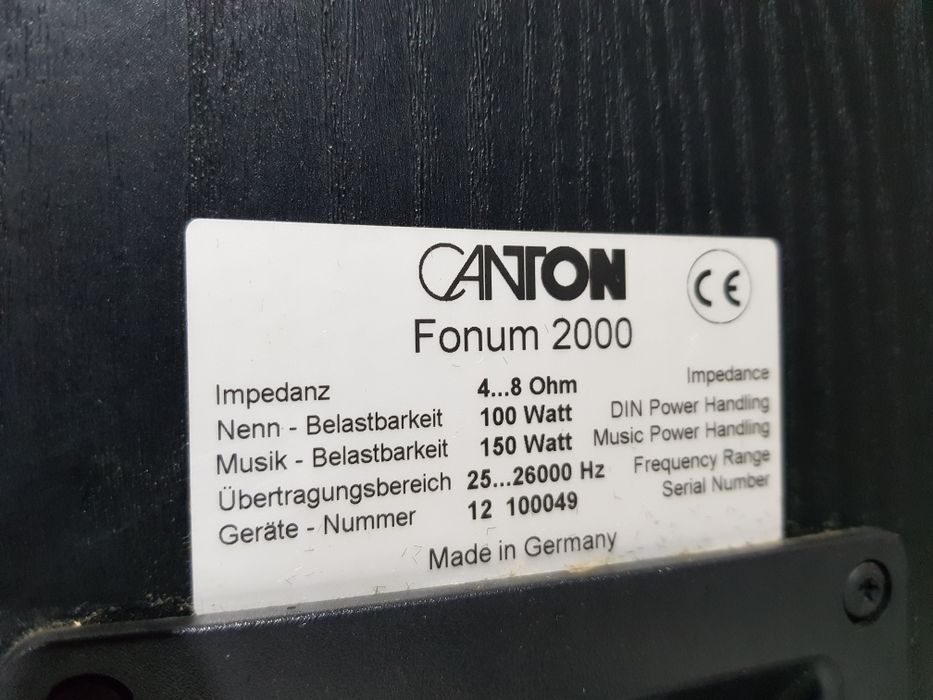 150Вт Підлогова акустика/напольная Canton Fonum 2000 б/у з Німеччини