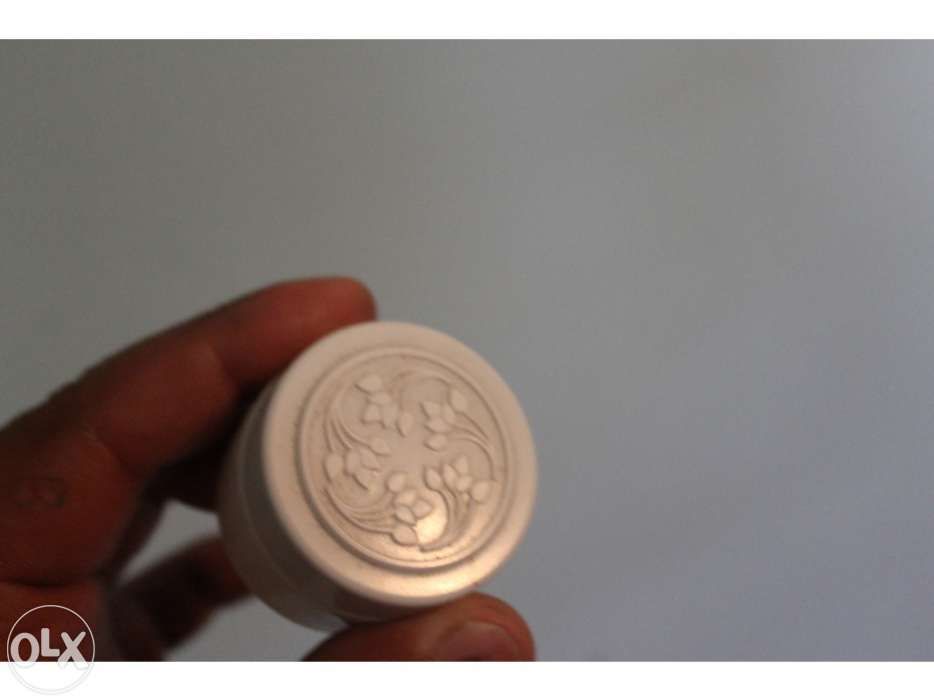 Frasco de vidro / Vintage white glass flask