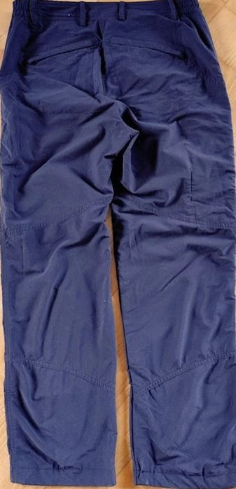 Szare czarne spodnie meskie schoffel