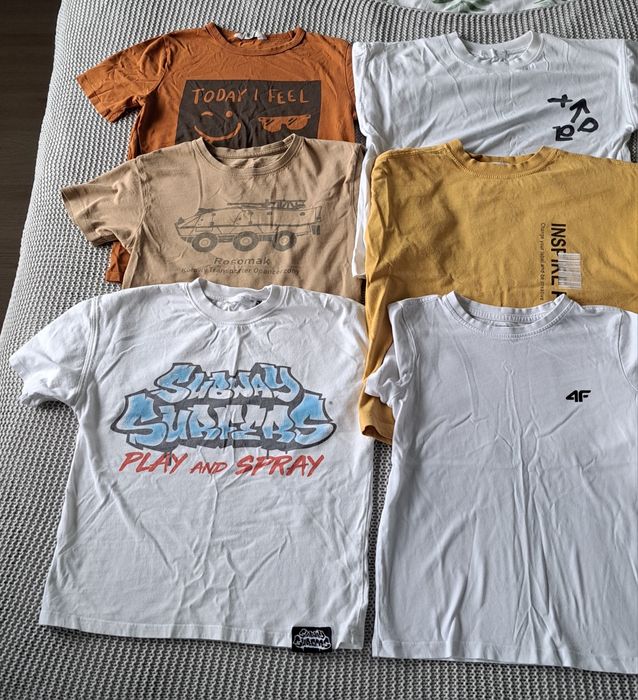 Zestaw paczka ubrań 134