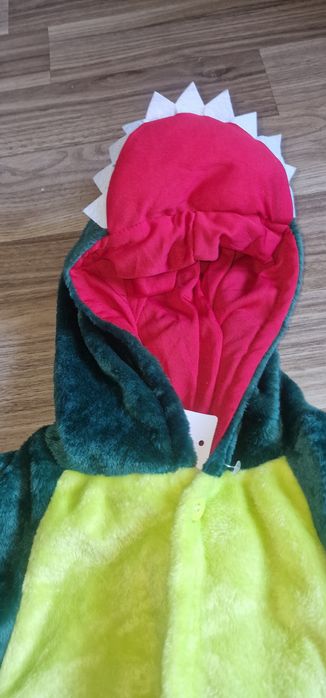 Przebranie na dziecko krokodyl  105-110cm,  GRATIS koszulka