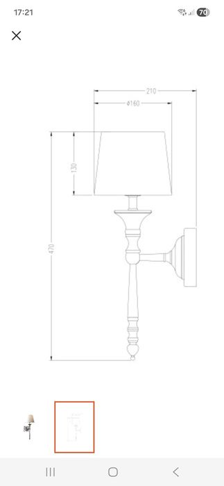 Lampa Kinkiet Cloe Wall Rlb948751